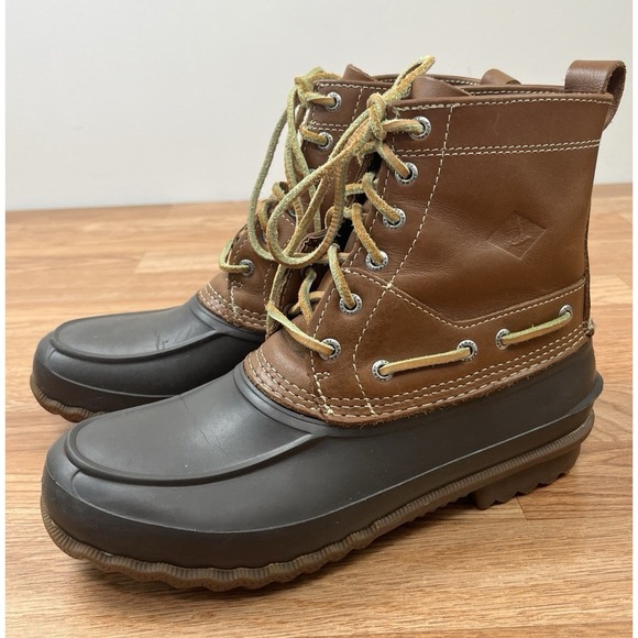 Sperry Men\'s Decoy Duck Boots Size 9 Waterproof, Leather Upper, Lugged Outsoles main image 6